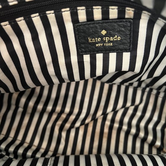 Kate Spade Shoulder Bag Black Leather Crossbody Bag Carmen Southport Avenue - Picture 10 of 11